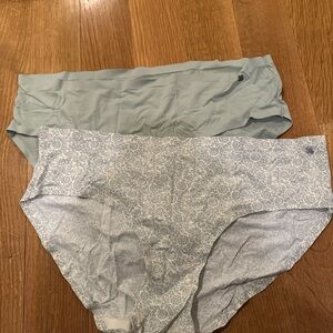 New W/out Tag 2 Pair Lucky Brand Women's Hipster Panties XL Polyester Underwear
